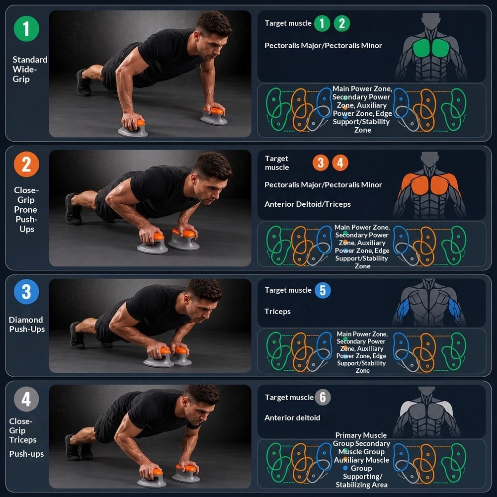 Nowa, duża, antypoślizgowa pod – Push Up Board recenzja i cena