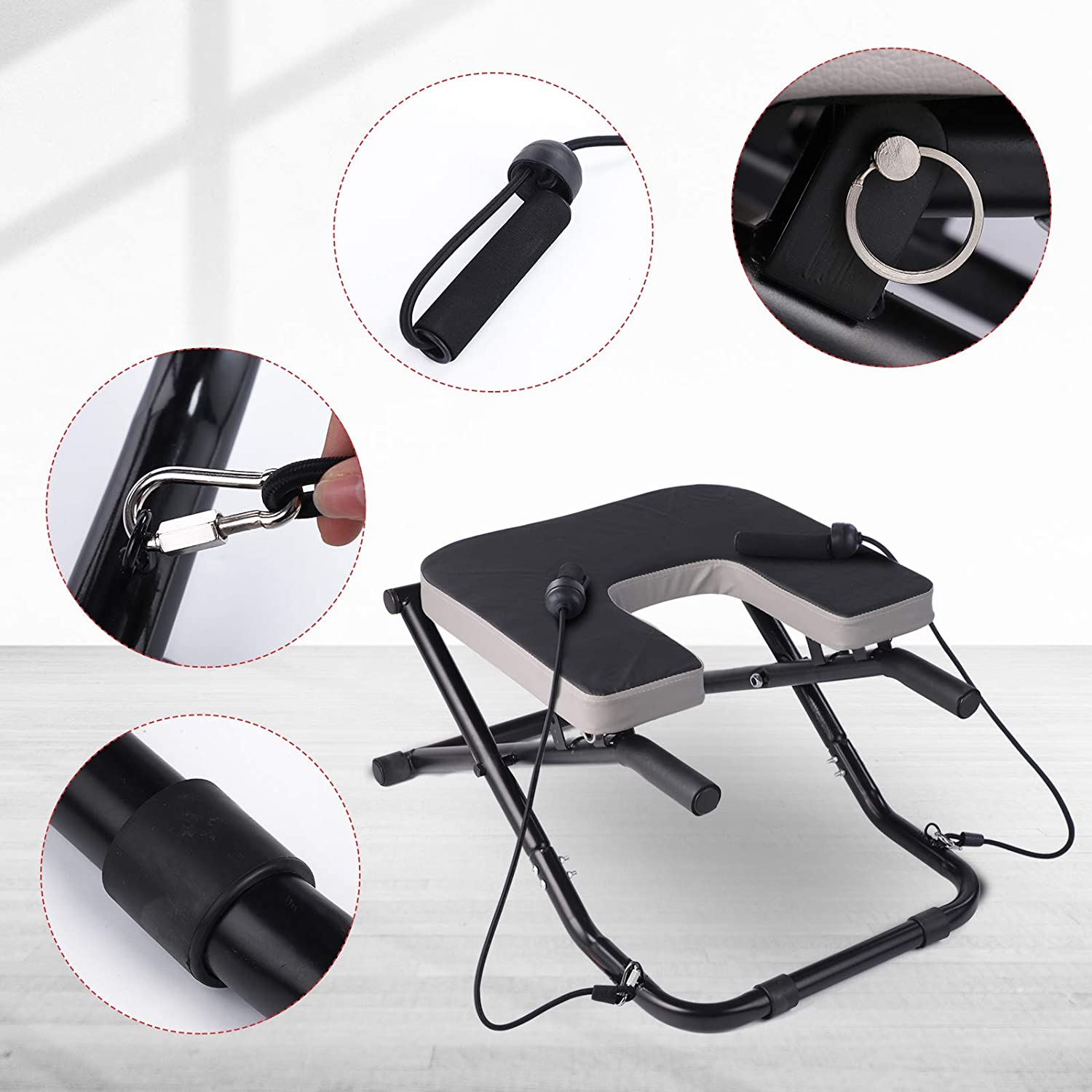 Regulowane składane krzesło do – Yoga Fitness Resistance Band recenzja i cena