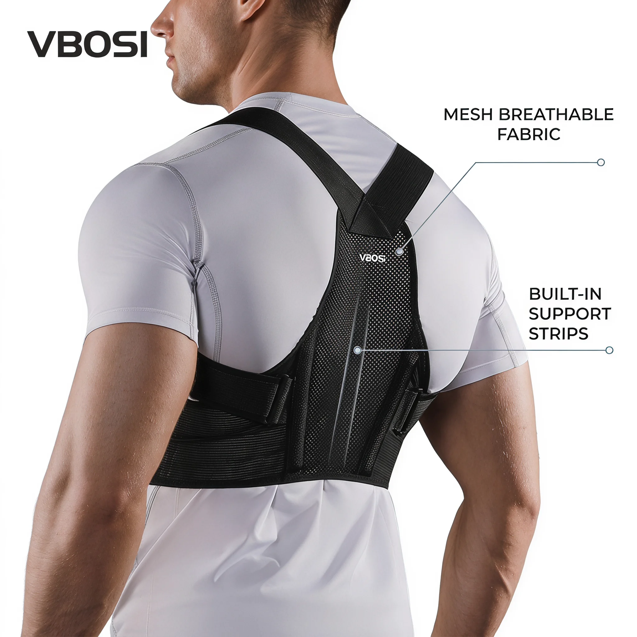 Regulowany korektor postawy VB – Posture Corrector Back recenzja i cena